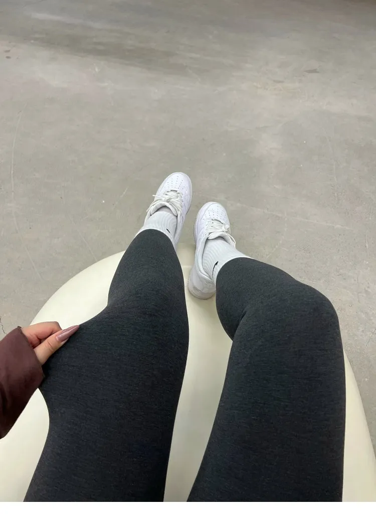 Ezra Solid Color Long Pencil Leg Leggings