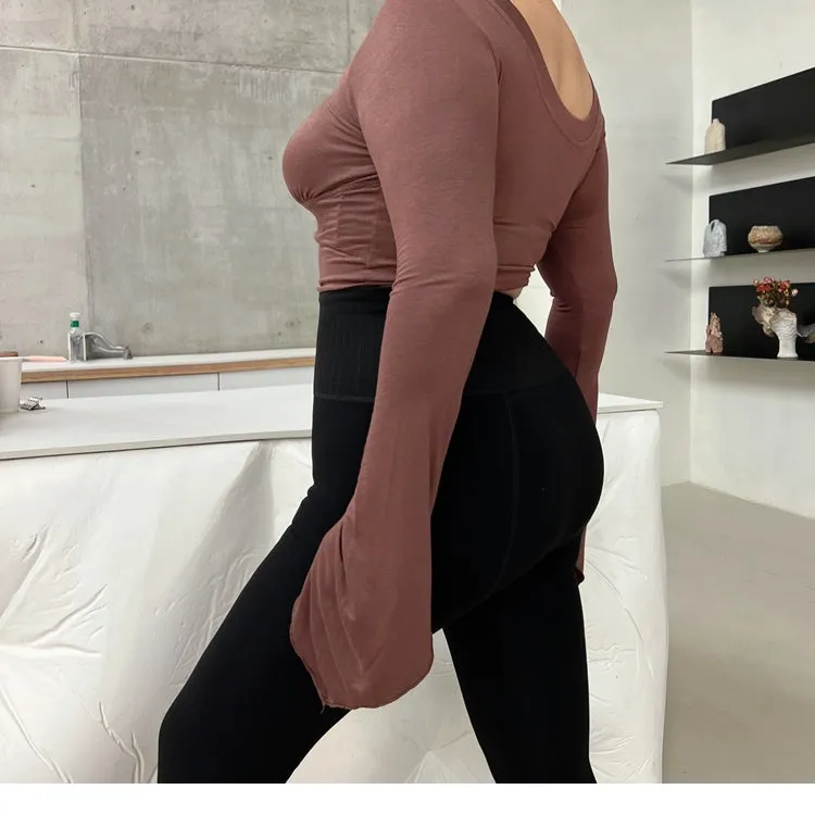 Ezra Solid Color Long Pencil Leg Leggings