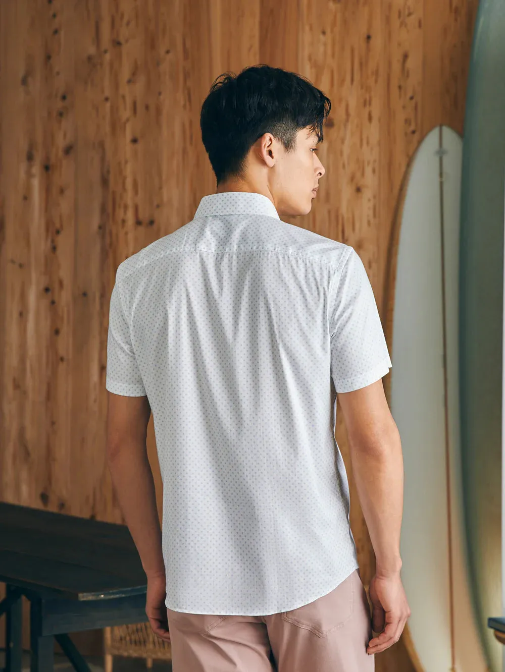 Faherty Men Short Sleeve Movement Shirt