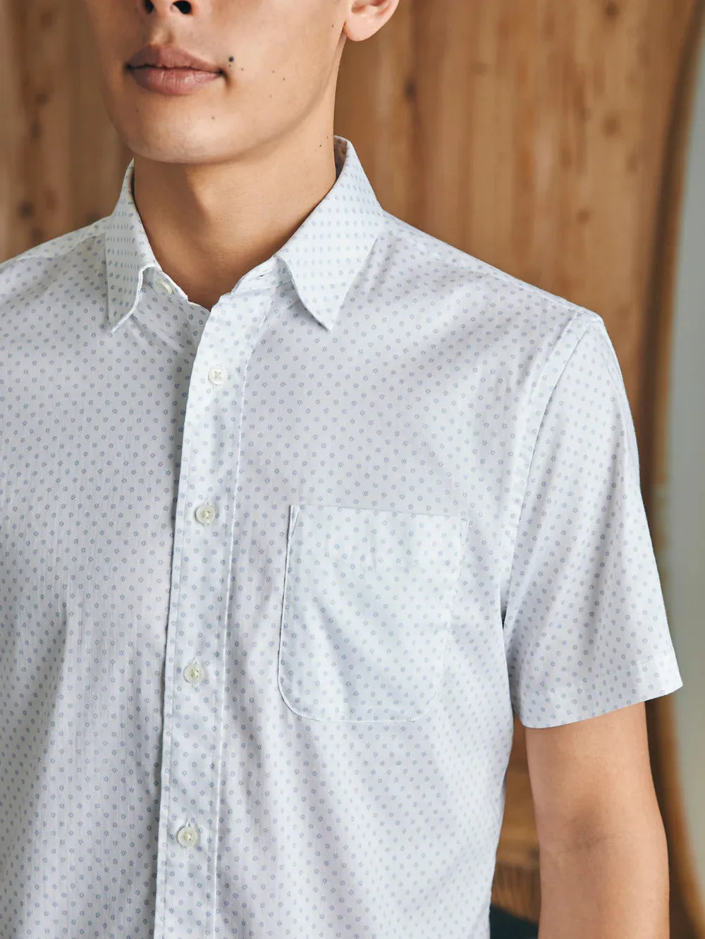 Faherty Men Short Sleeve Movement Shirt