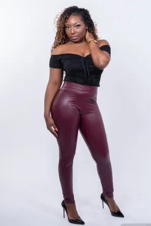 Faux Leather Leggings