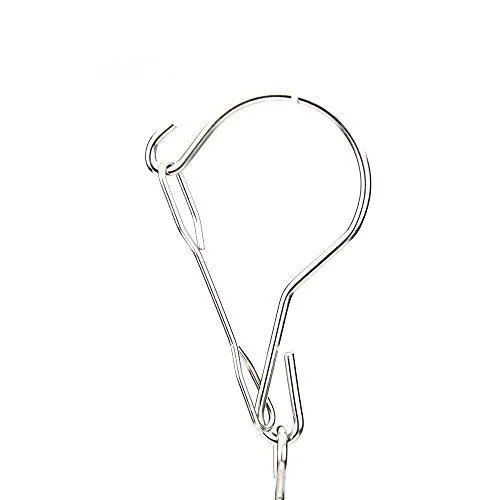 FEIJUN FJ-1000013 15PCS Clips Circular Drying Rack Drip Laundry Clothes Hanger,Stainless Steel Wire, Matel Color, Set of 1