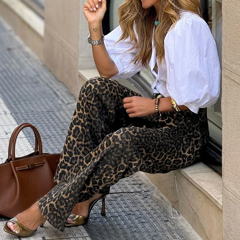 Fierce and Flattering Leopard Print Pants for Bold Spring and Summer Style