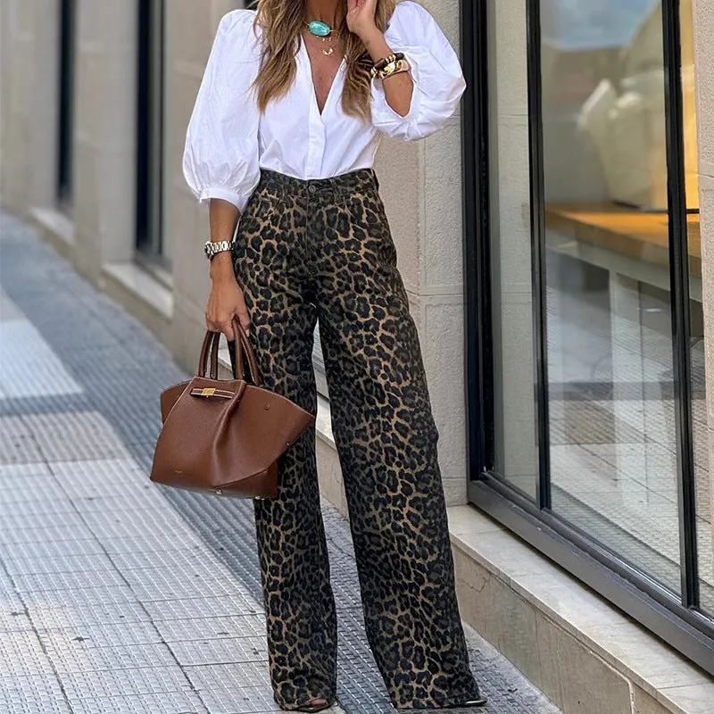 Fierce and Flattering Leopard Print Pants for Bold Spring and Summer Style