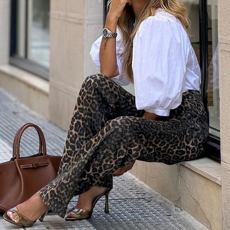 Fierce and Flattering Leopard Print Pants for Bold Spring and Summer Style