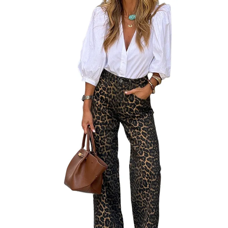Fierce and Flattering Leopard Print Pants for Bold Spring and Summer Style