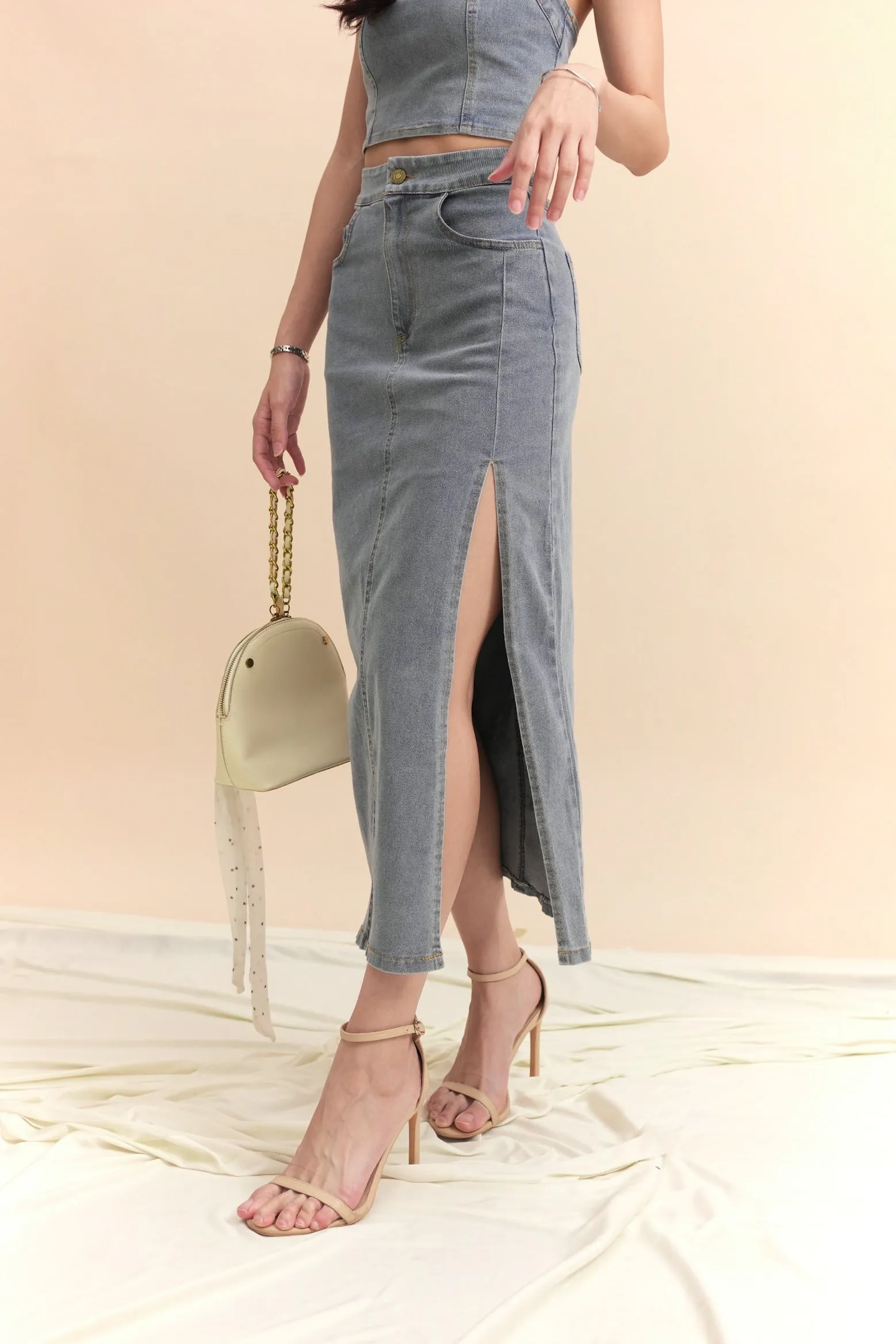 Filix Denim Skirts (Defect)