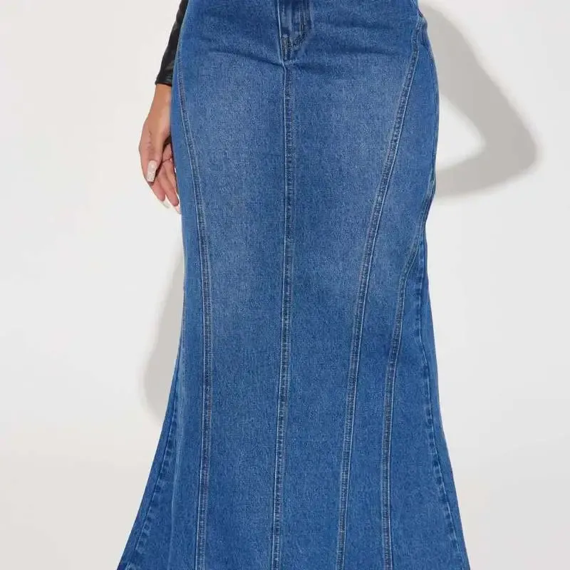 Flare It Up Denim Maxi Skirt