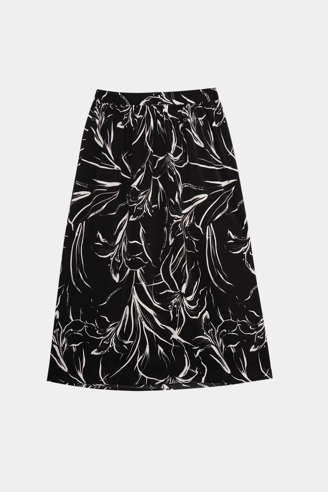 Floral Midi Skirt