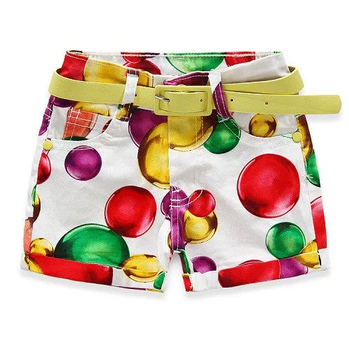 Flower Baby Girls Casual Pants Children Shorts costume Capris Beach Pants Kids Shorts Girls Shorts