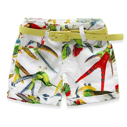 Flower Baby Girls Casual Pants Children Shorts costume Capris Beach Pants Kids Shorts Girls Shorts