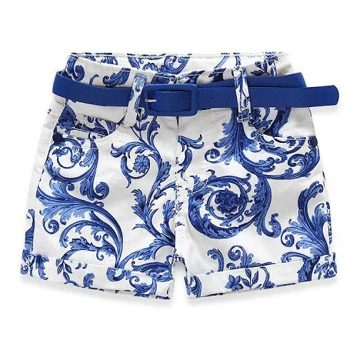 Flower Baby Girls Casual Pants Children Shorts costume Capris Beach Pants Kids Shorts Girls Shorts