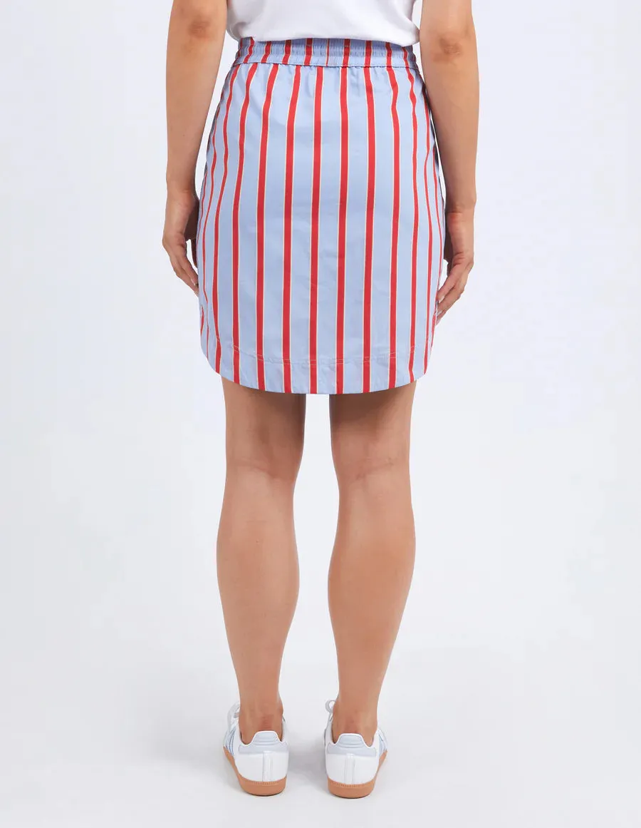 Foxwood II STRIKE Stripe Skirt - red/blue stripe