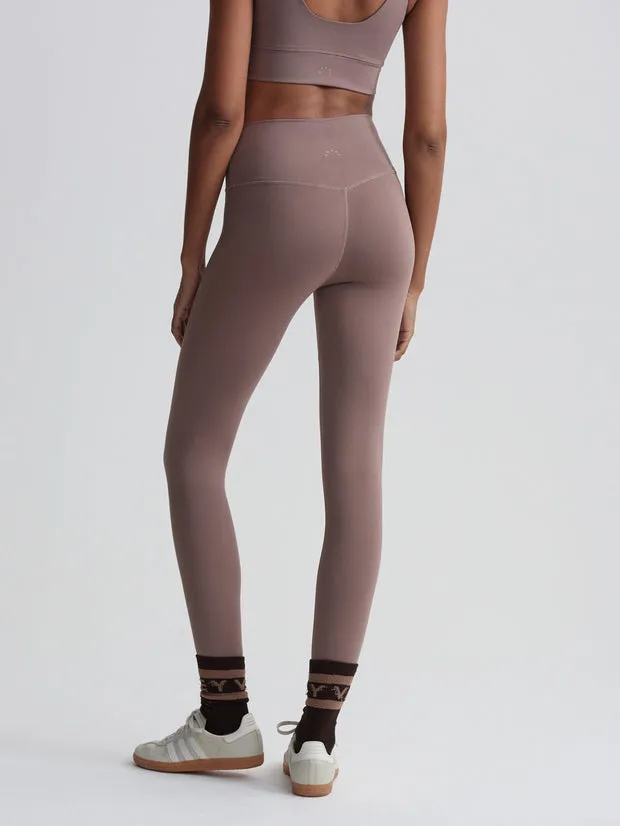FreeSoft High Rise Legging 25in in Deep Taupe