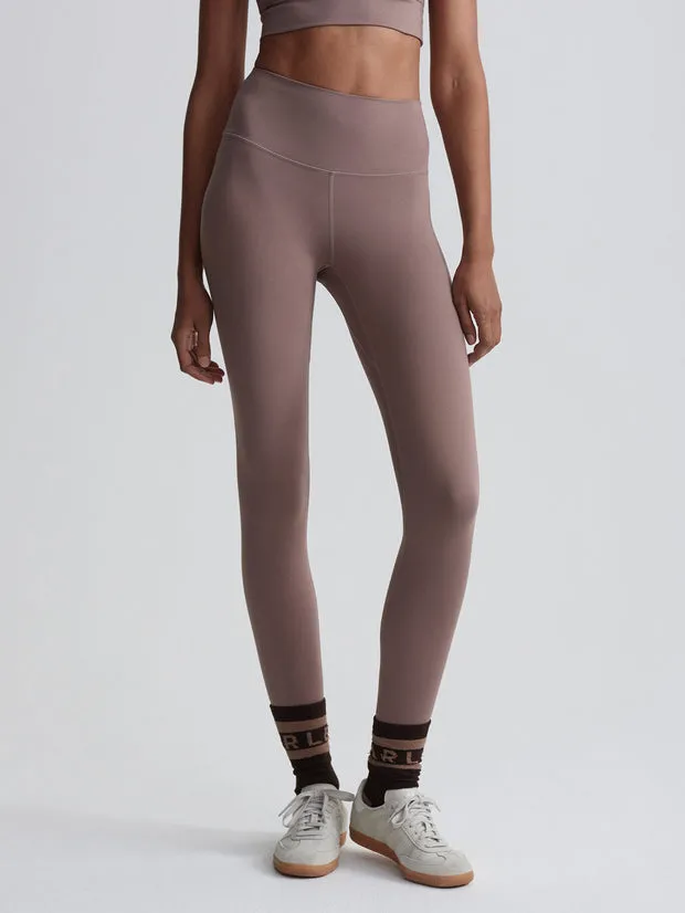 FreeSoft High Rise Legging 25in in Deep Taupe