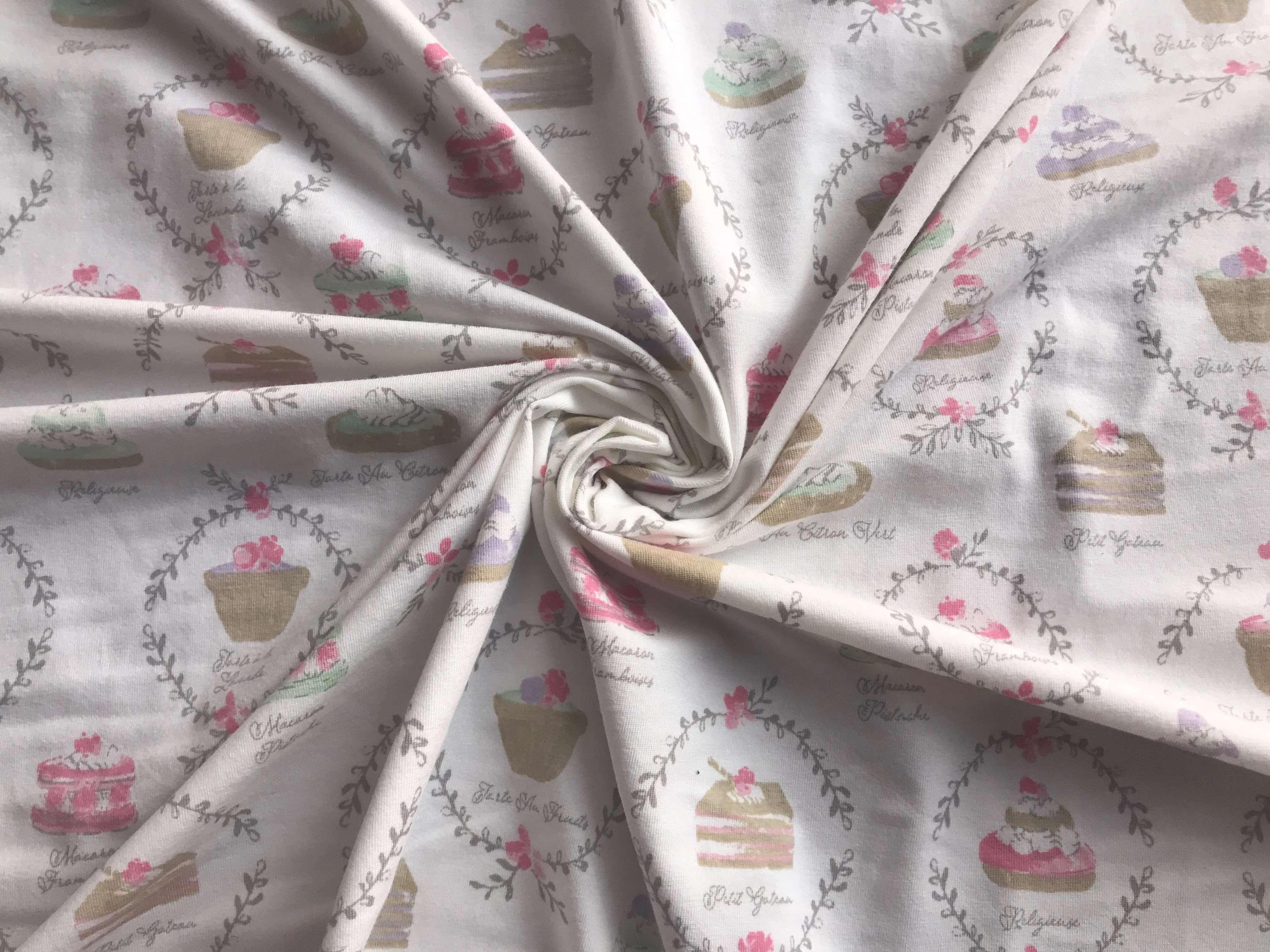 French Pastries Cotton Spandex