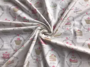 French Pastries Cotton Spandex