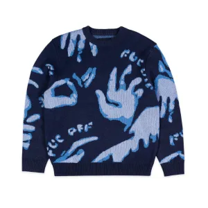 FUC Off Knit Blue