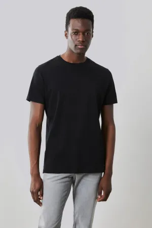 GEORGIA CREW NECK T-SHIRT (BLACK) - ROBERT BARAKETT