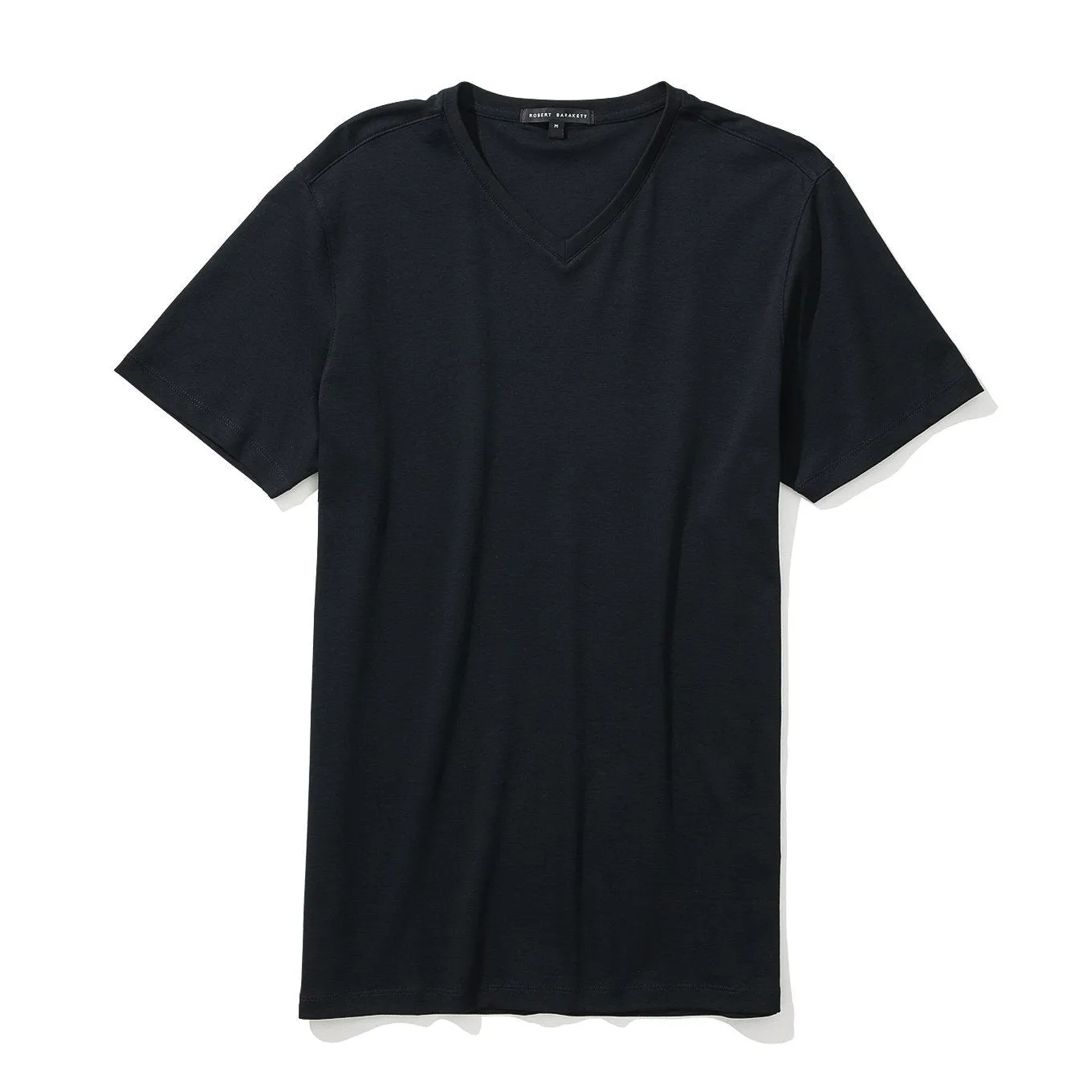 GEORGIA V-NECK T-SHIRT (BLACK) - ROBERT BARAKETT