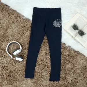 GG Deep Navy Track Pants For Girls
