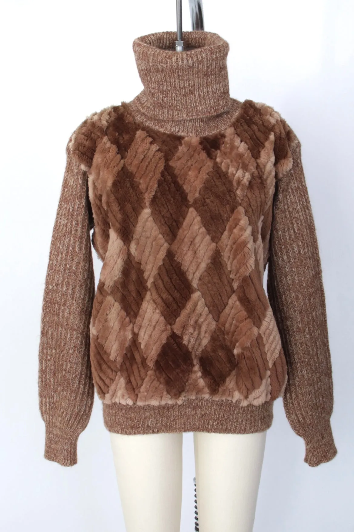 Giancarlo Ripa Mohair & Fur Sweater