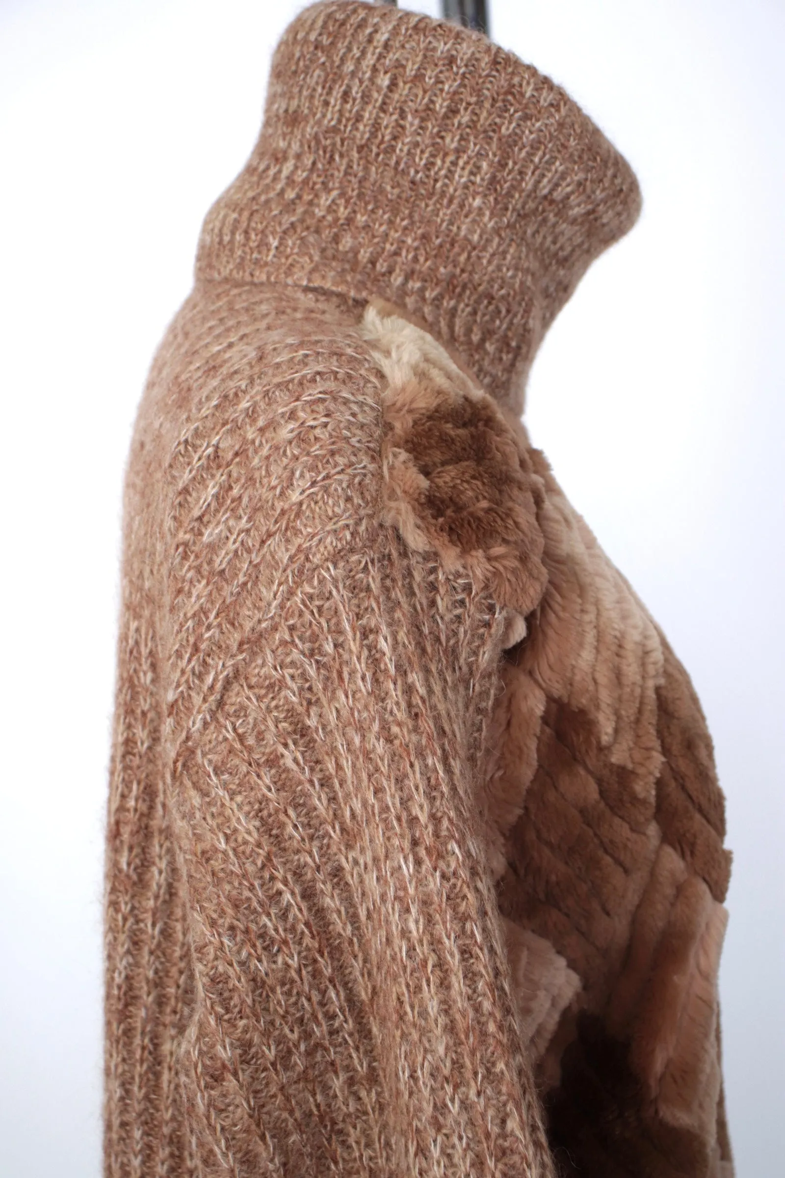 Giancarlo Ripa Mohair & Fur Sweater