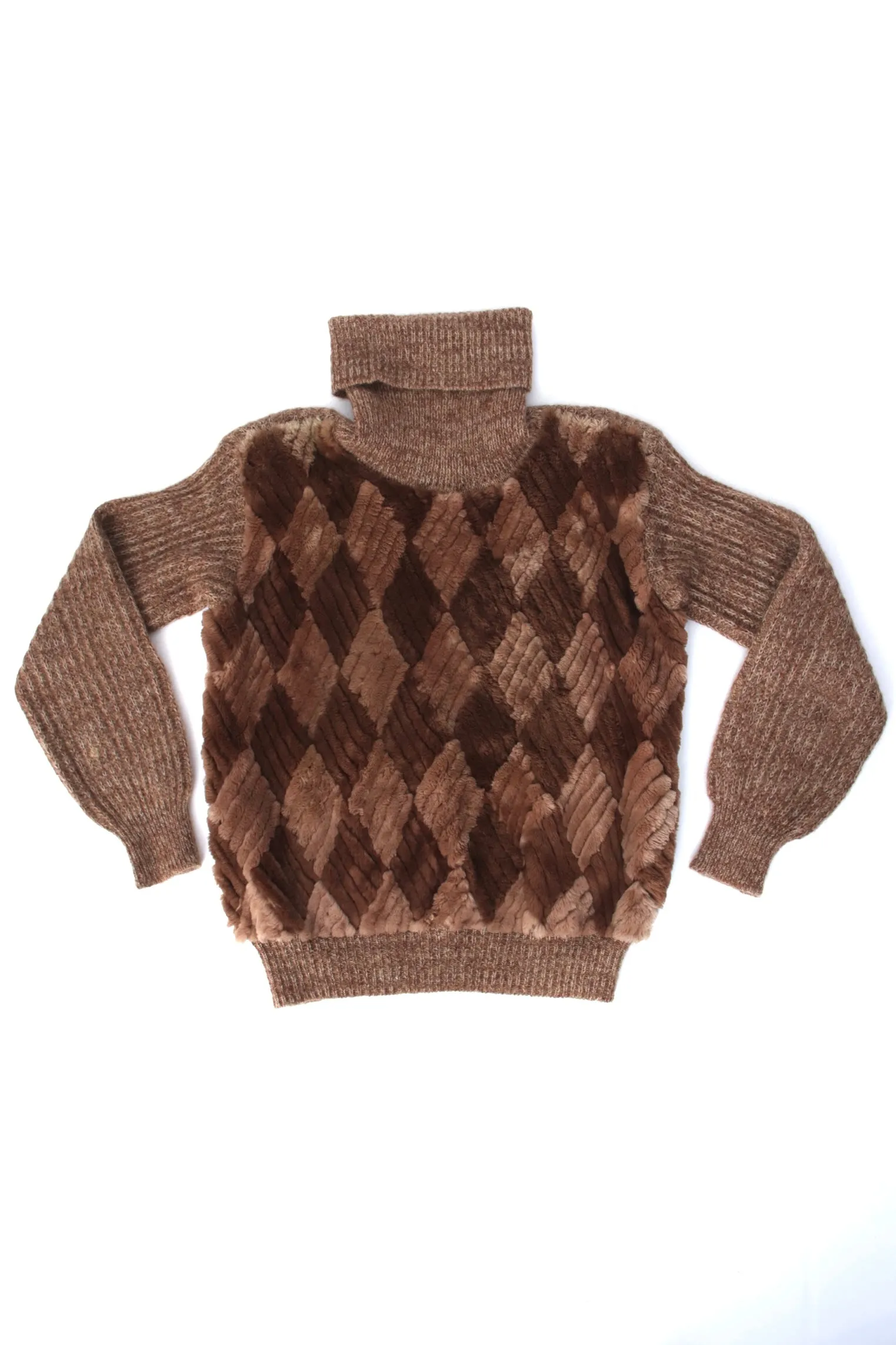 Giancarlo Ripa Mohair & Fur Sweater