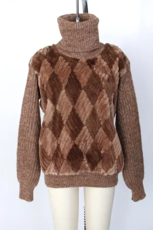 Giancarlo Ripa Mohair & Fur Sweater