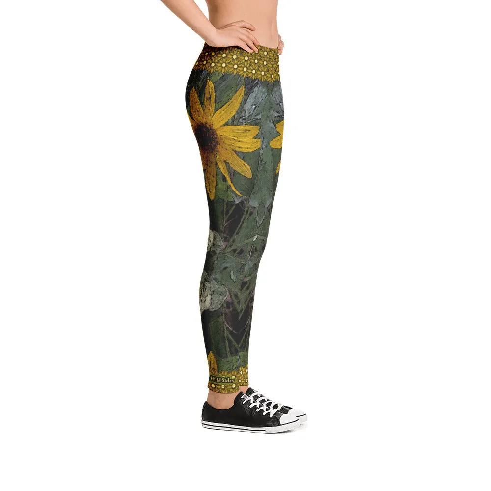 Golden Flower Leggings