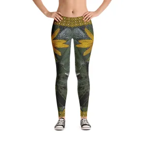 Golden Flower Leggings