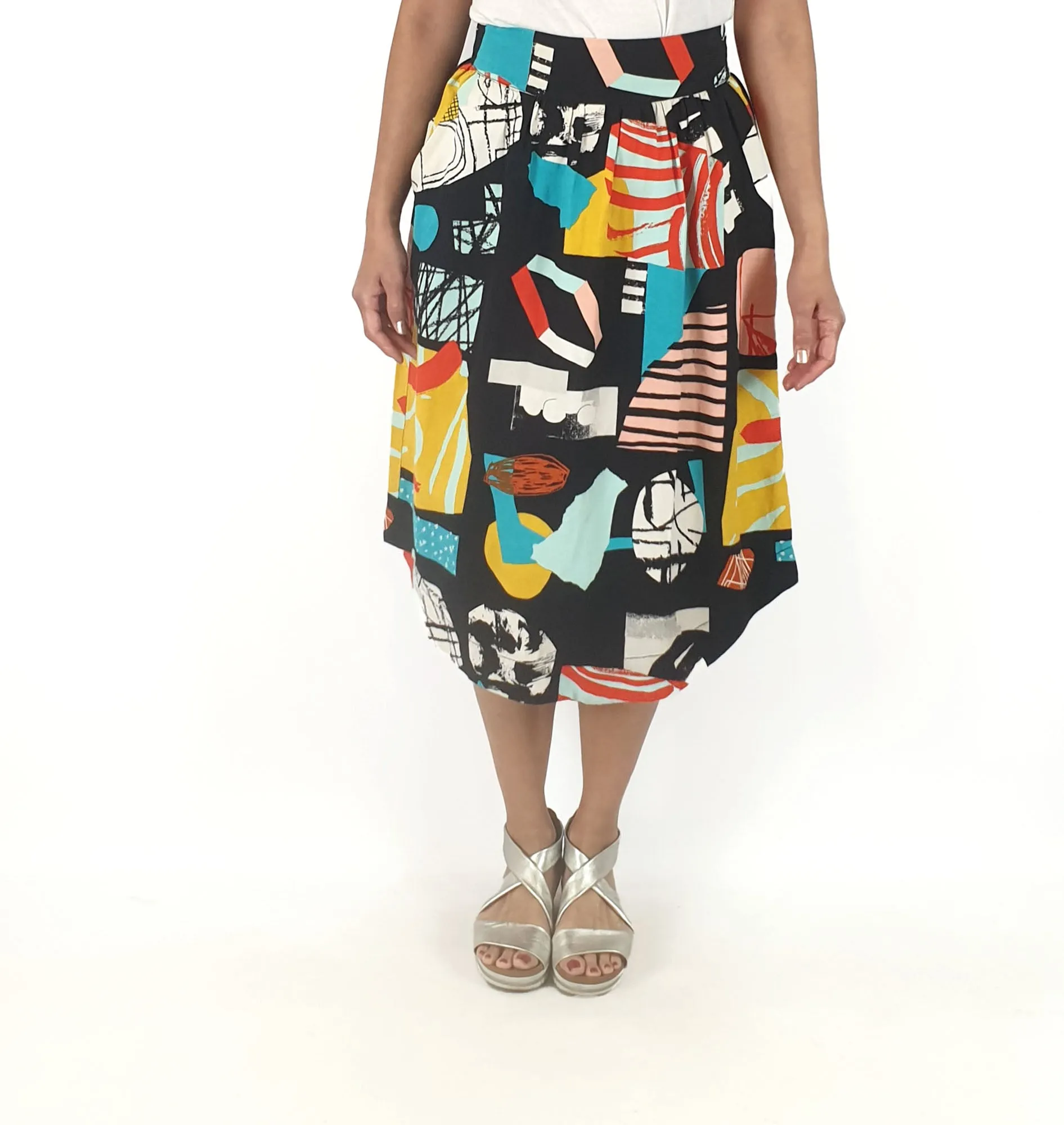 Gorman   Atelier Bingo unique print skirt size 10