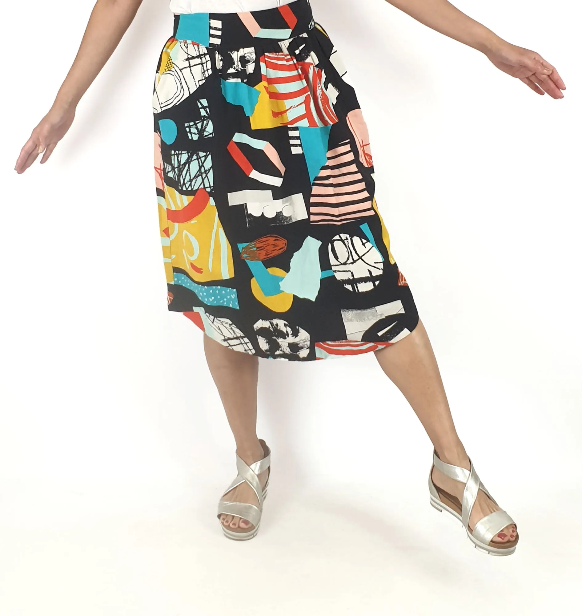 Gorman   Atelier Bingo unique print skirt size 10