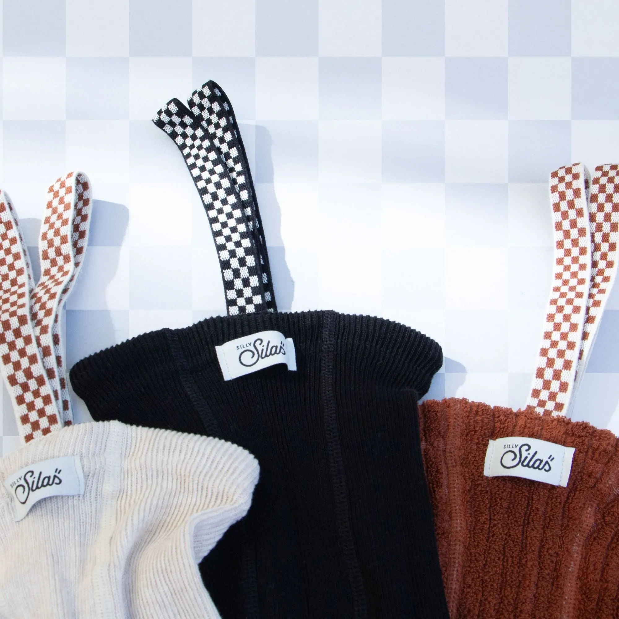 Granny Teddy Leggings mit gemusterten Hosenträgern aus Bio-Baumwolle
