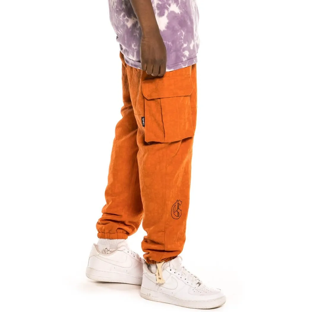 Grimey Liveution Light Cargo Pants Brown