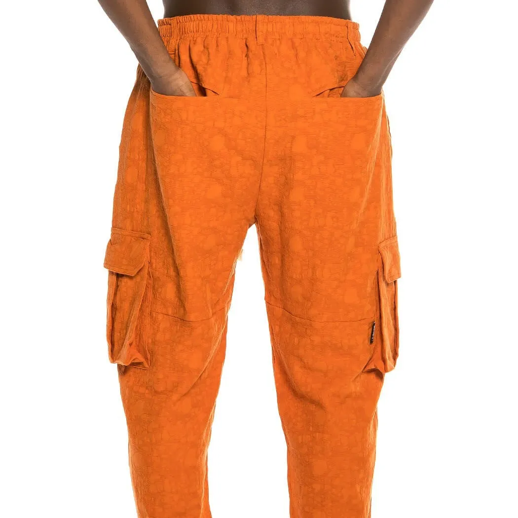 Grimey Liveution Light Cargo Pants Brown