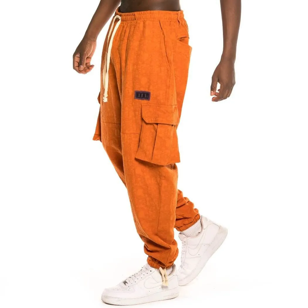 Grimey Liveution Light Cargo Pants Brown