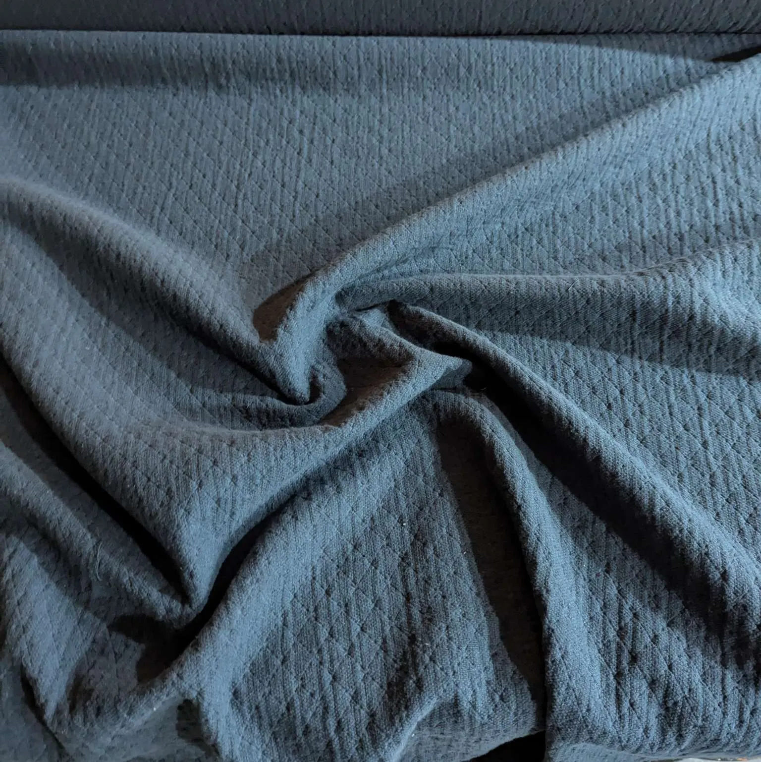Harlequin Cotton Jacquard, Navy