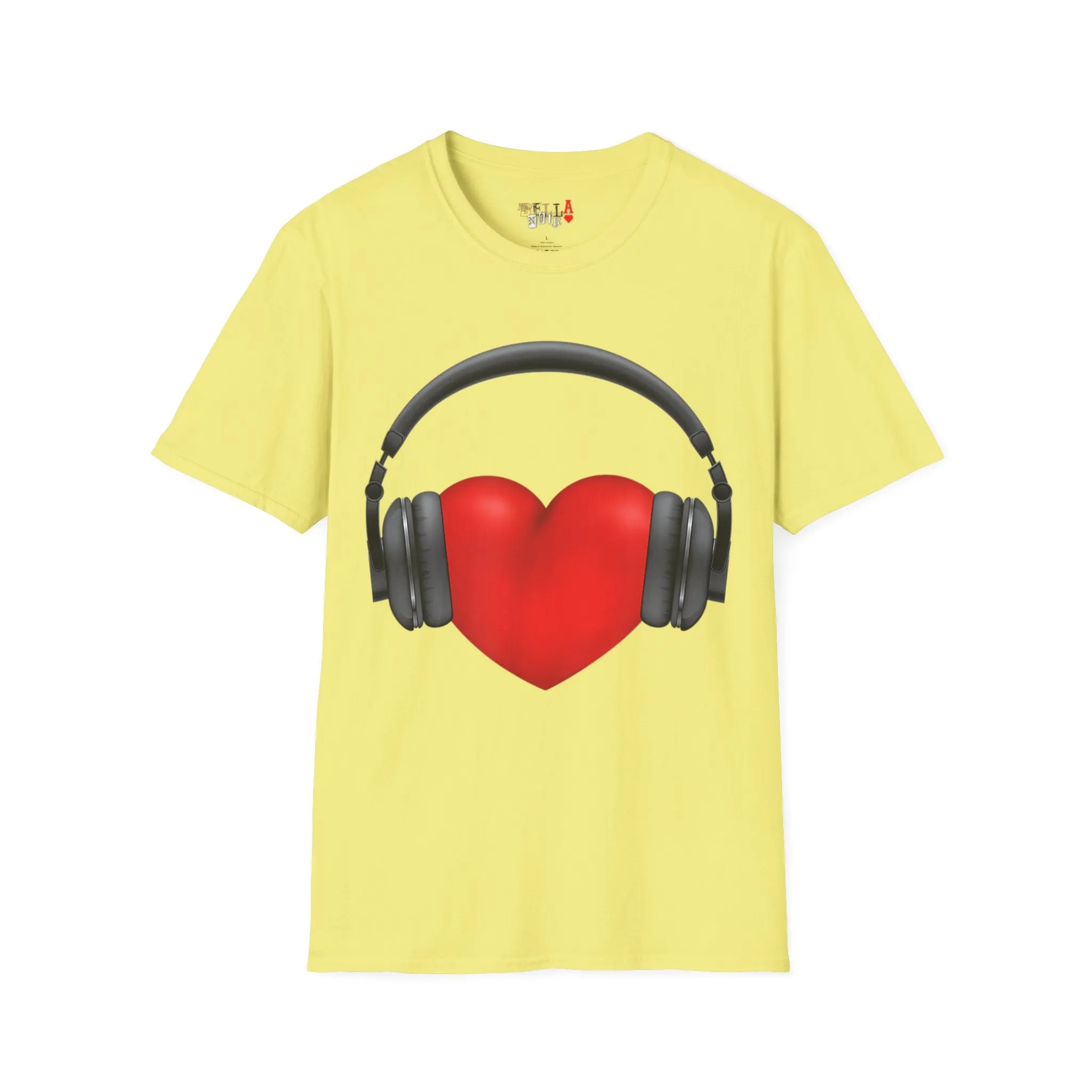 Heart Music Unisex Softstyle T-Shirt