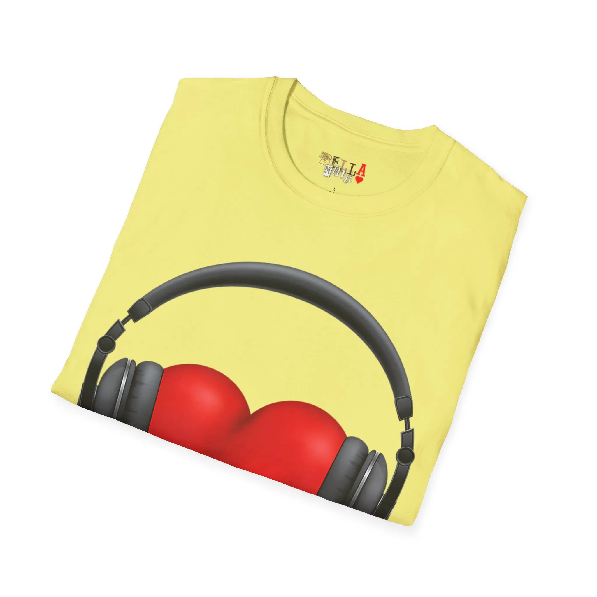 Heart Music Unisex Softstyle T-Shirt