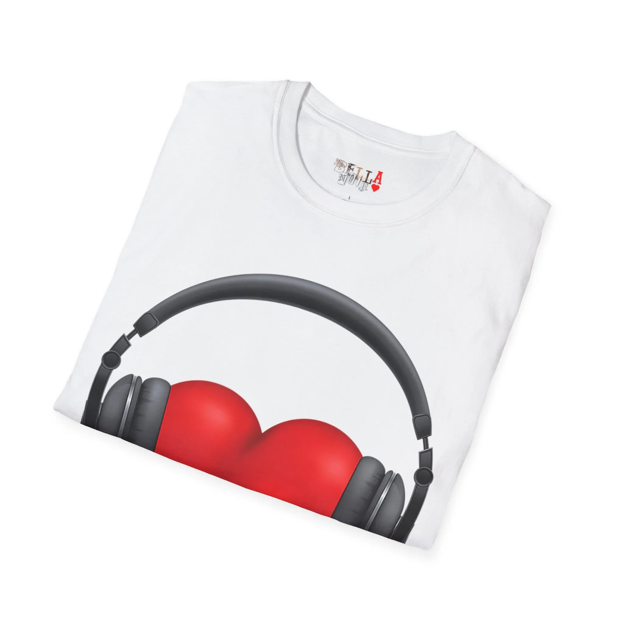 Heart Music Unisex Softstyle T-Shirt