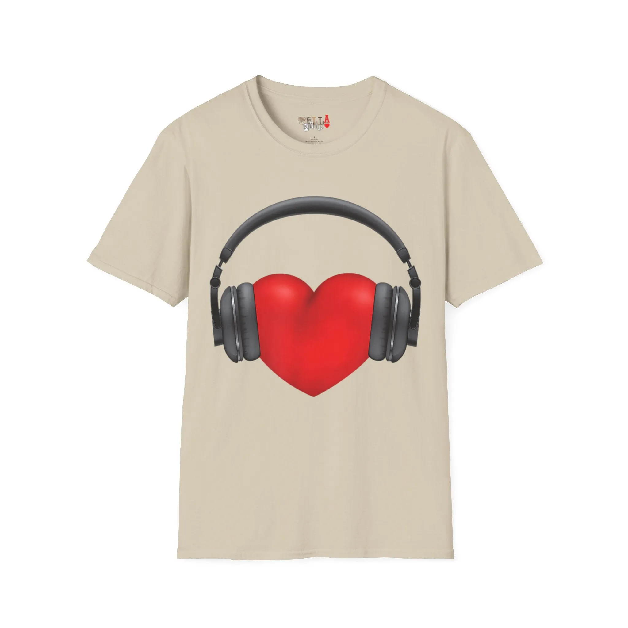 Heart Music Unisex Softstyle T-Shirt