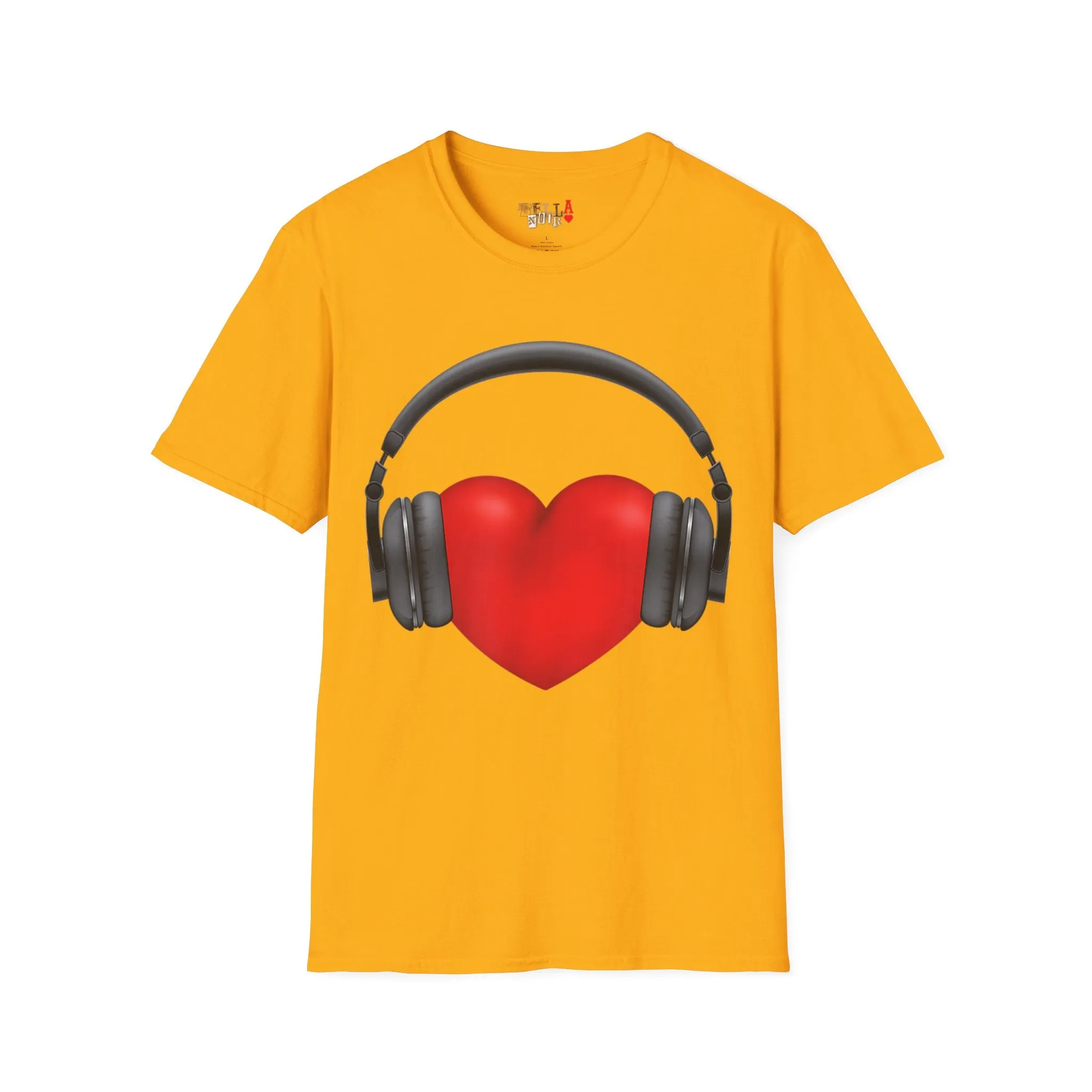 Heart Music Unisex Softstyle T-Shirt