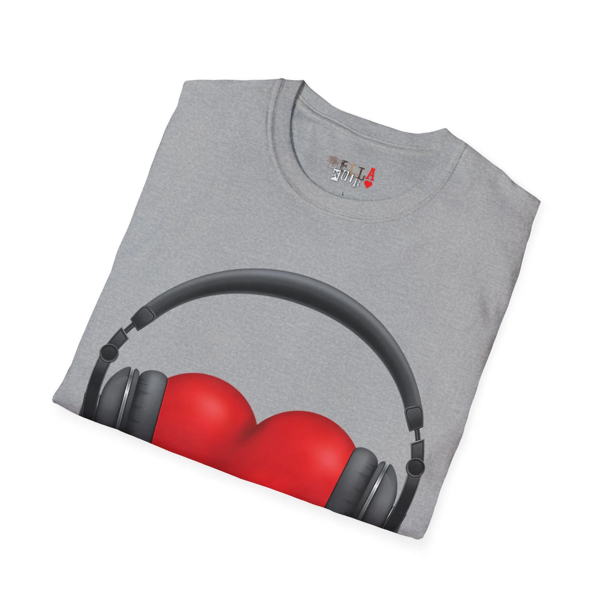 Heart Music Unisex Softstyle T-Shirt