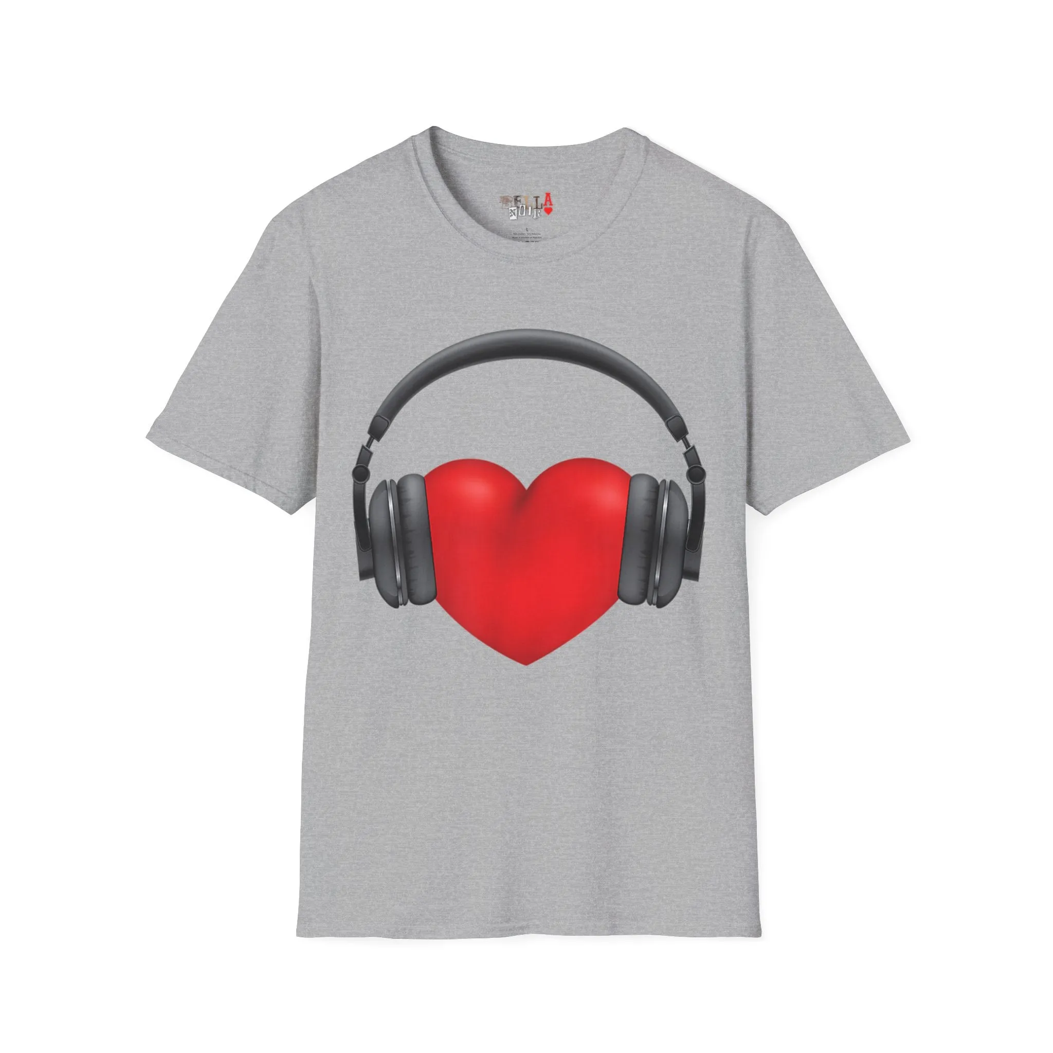 Heart Music Unisex Softstyle T-Shirt