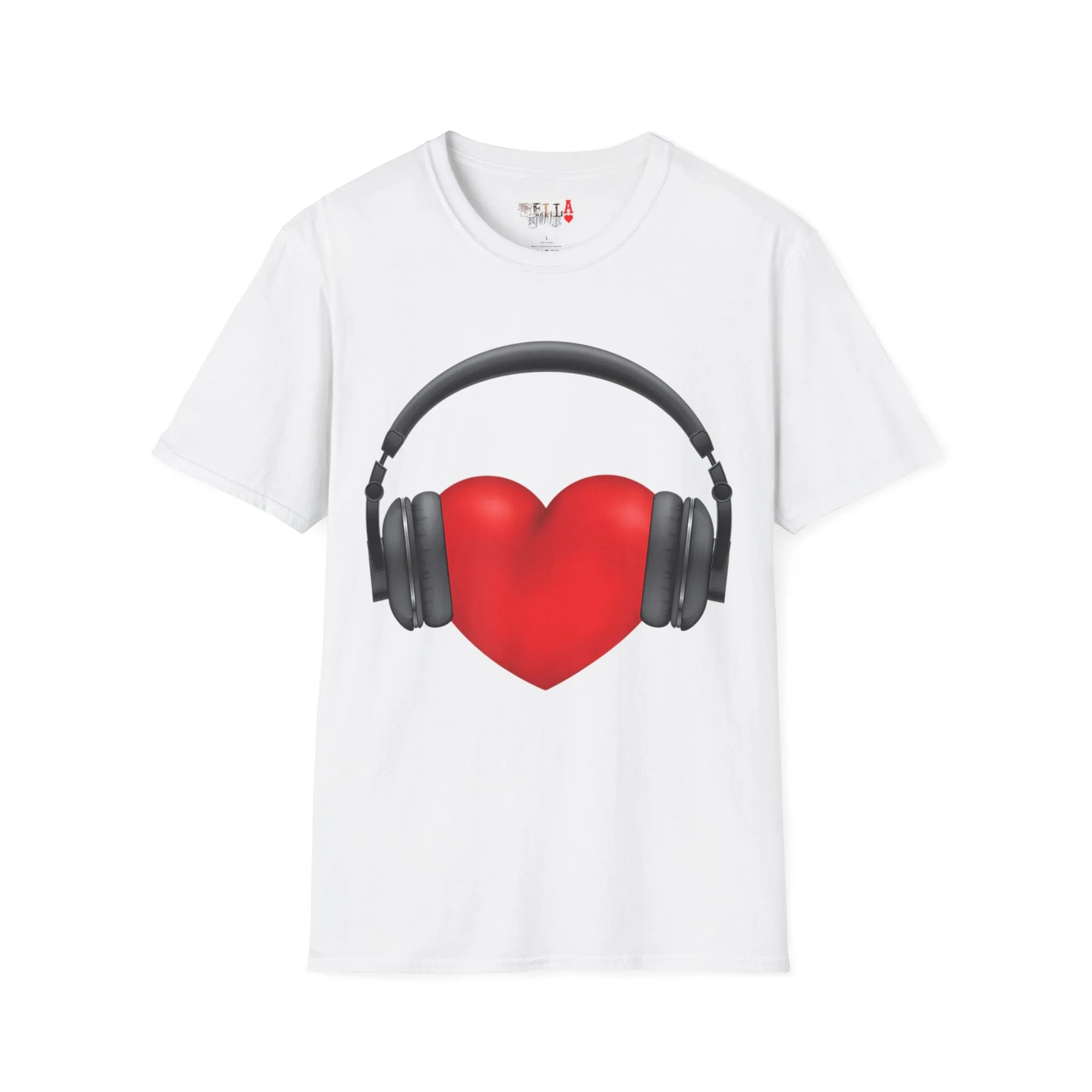 Heart Music Unisex Softstyle T-Shirt