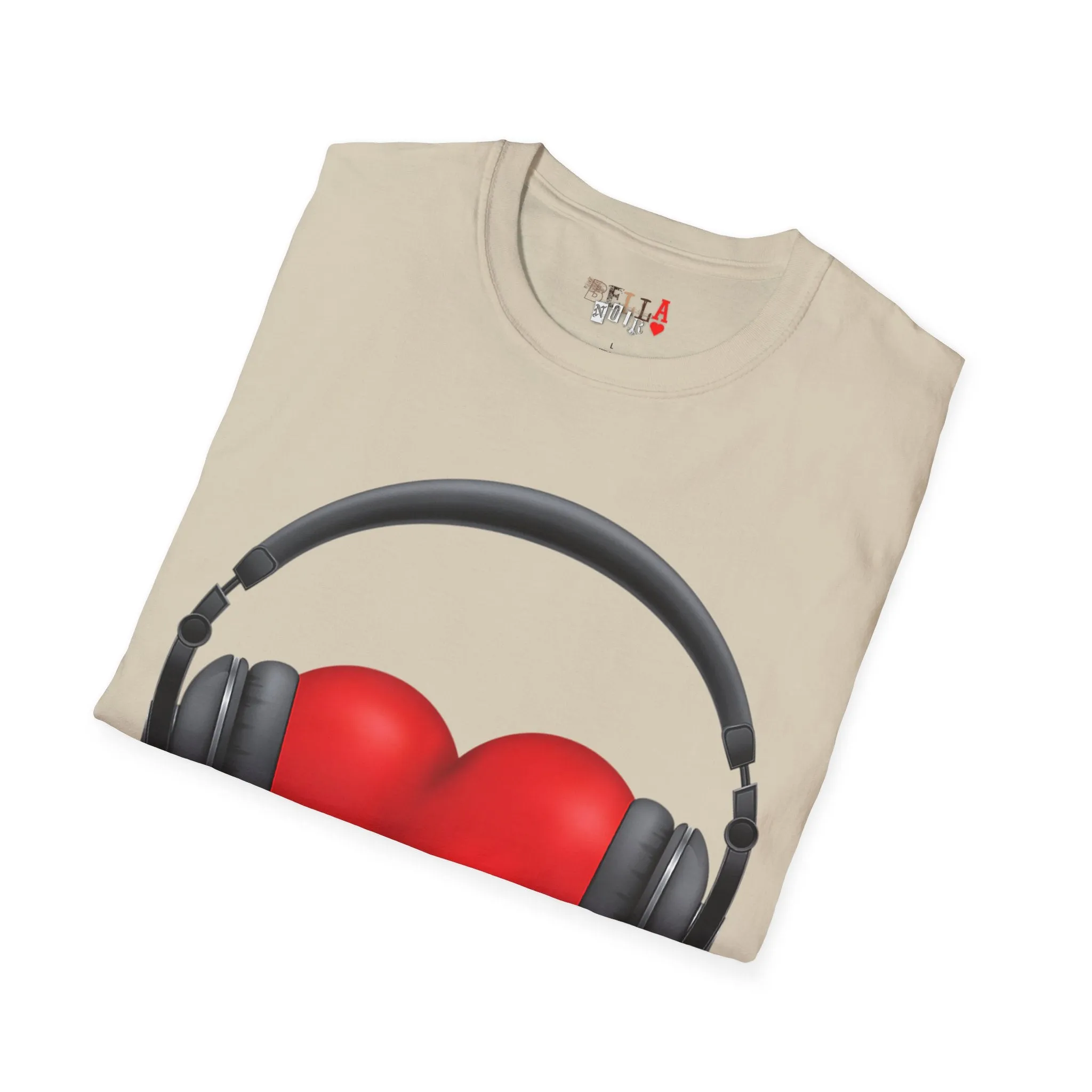 Heart Music Unisex Softstyle T-Shirt