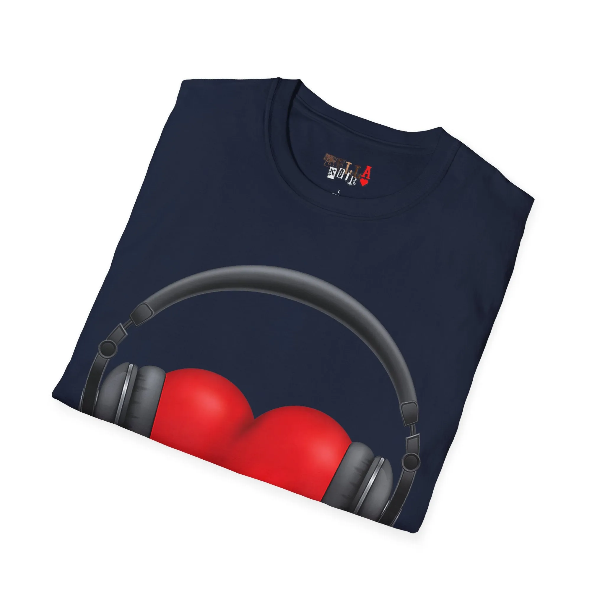 Heart Music Unisex Softstyle T-Shirt