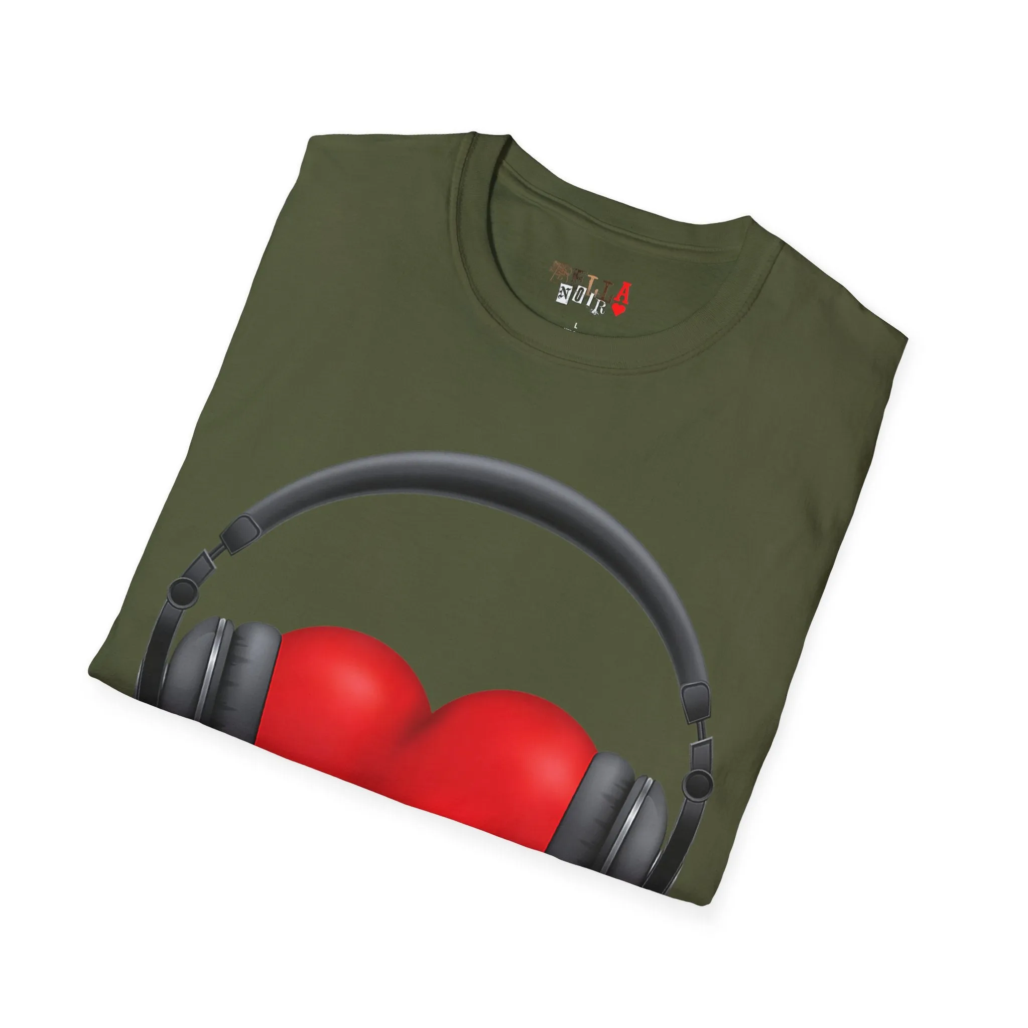 Heart Music Unisex Softstyle T-Shirt