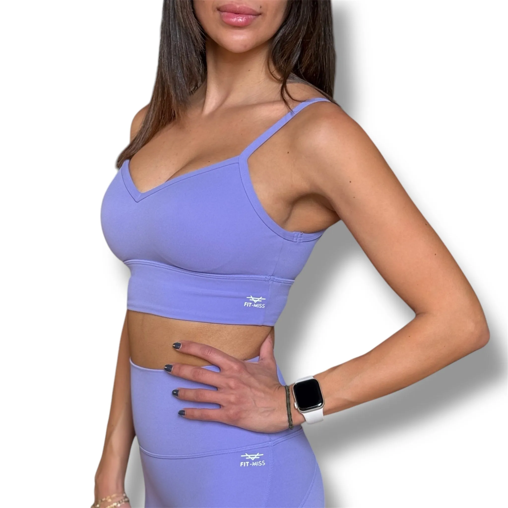 Heart Shaped Sports Bra -Very Peri